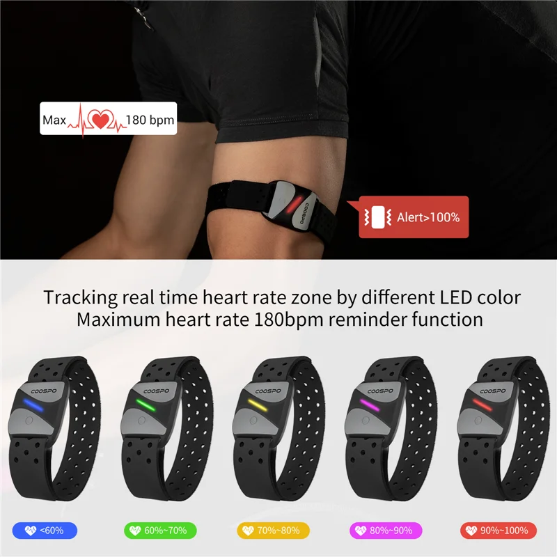 CooSpo HRV ɹڼ  Ϲ,  ߿ ƮϽ , , Wahoo 5.0 ANT + IP67  Ŭ, HW807